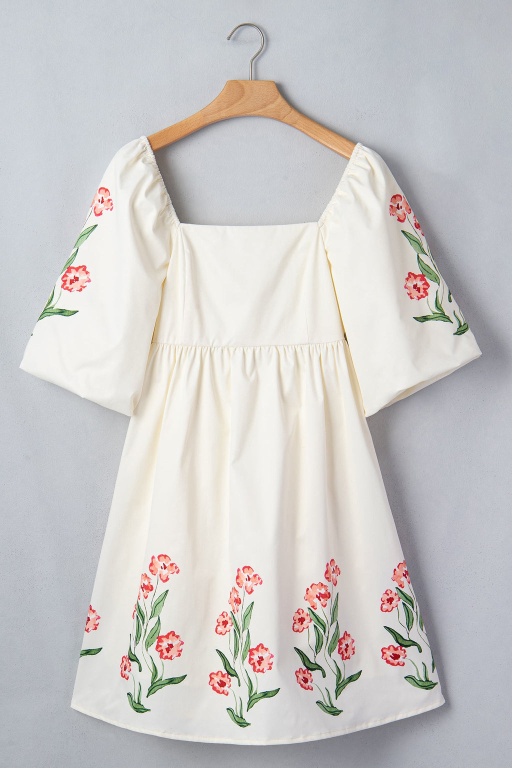 Greta Puff Sleeve Babydoll Dress
