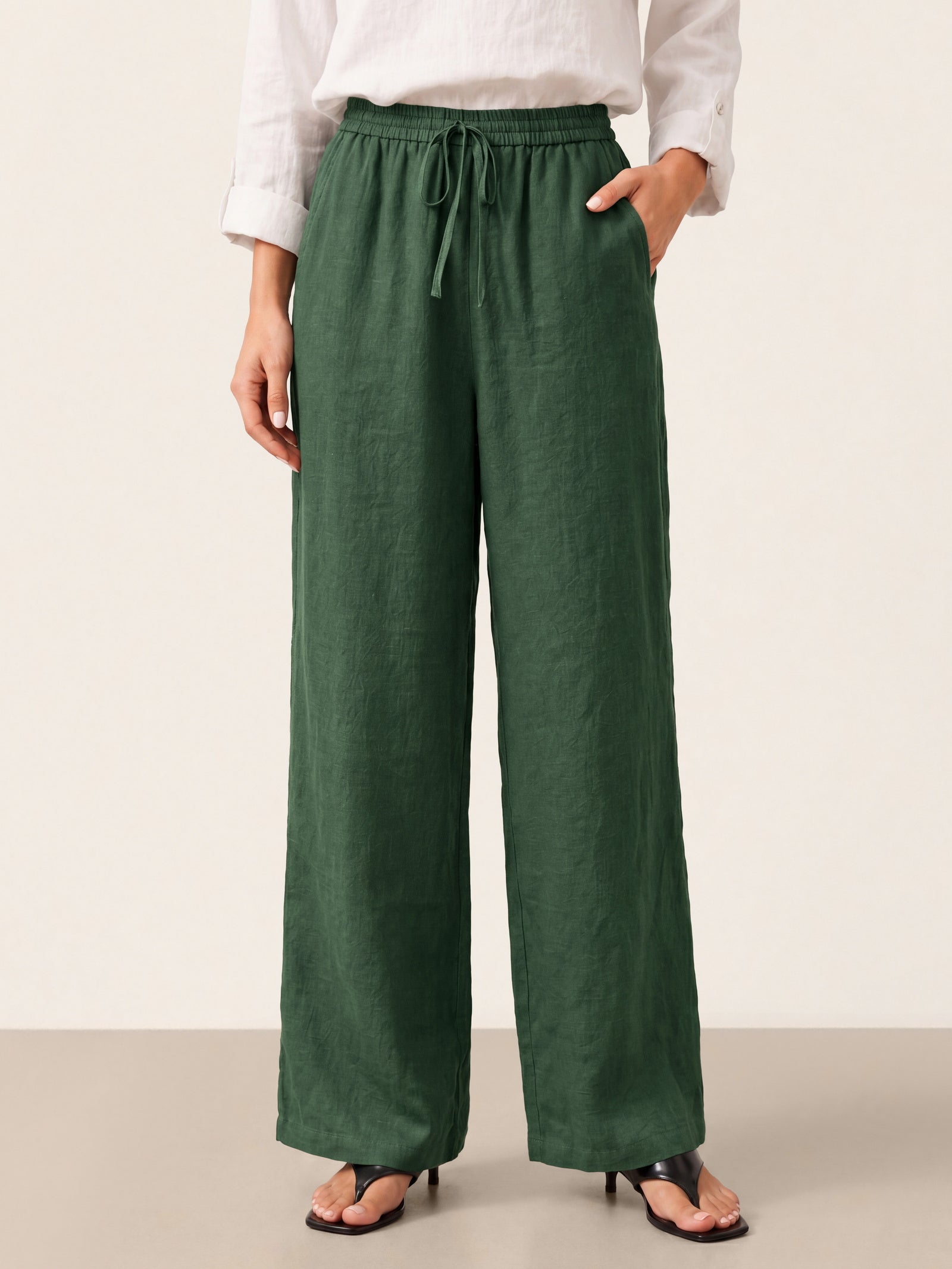 100% Linen Classic Pants LYON