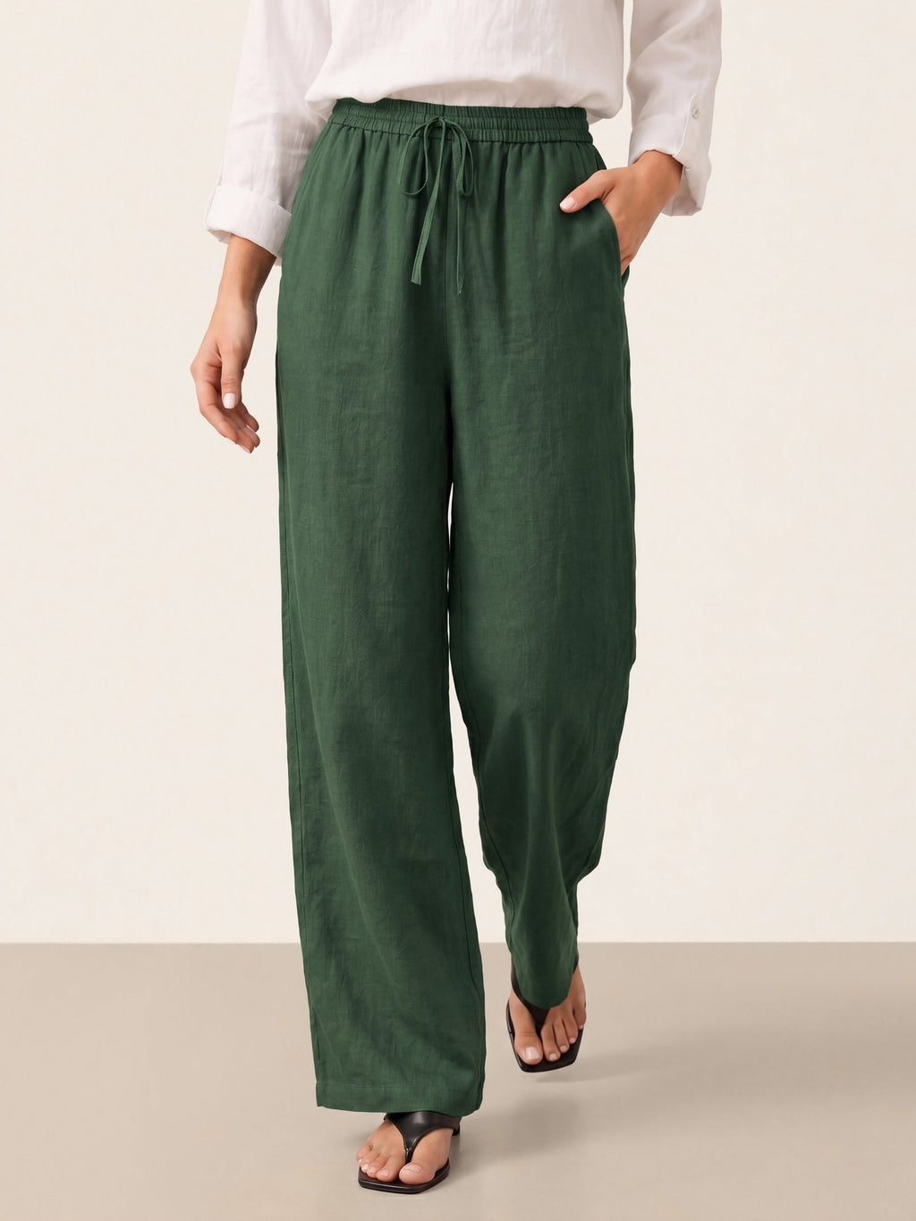 100% Linen Classic Pants LYON