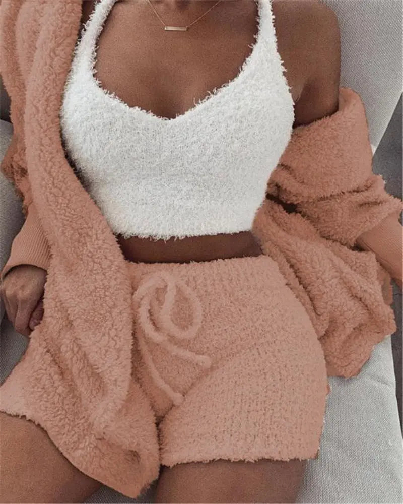Women's 3-Piece Set – Soft Lounge Suit