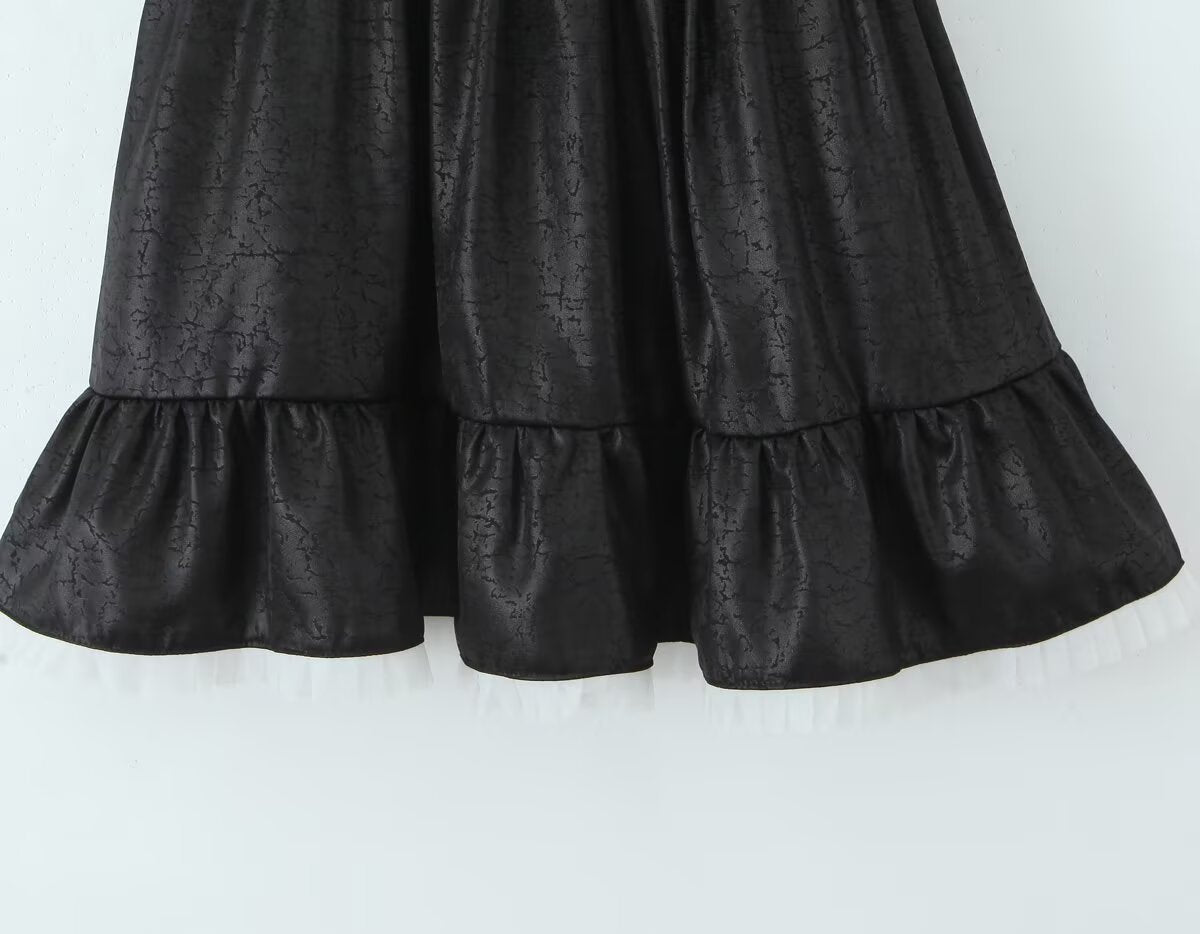Black Sleeveless Dress Women Summer Design Waist Slimming Cocktail Dress