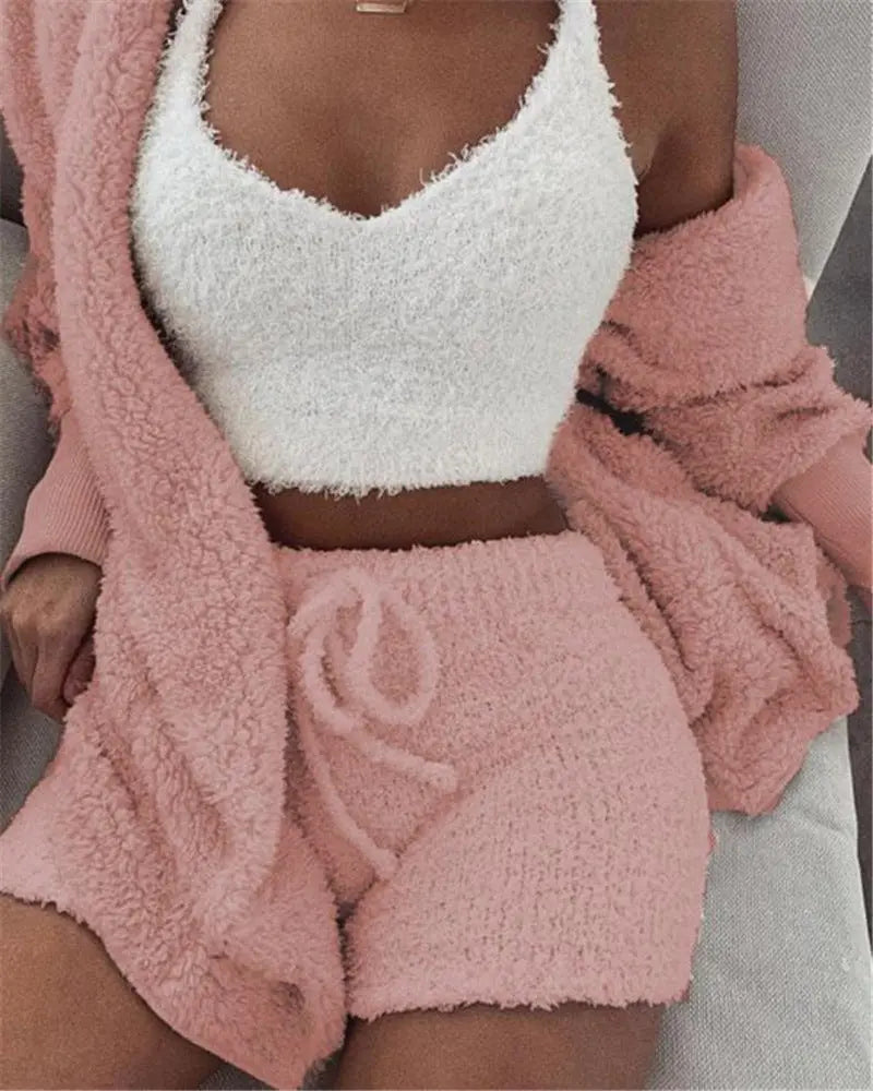 Women's 3-Piece Set – Soft Lounge Suit