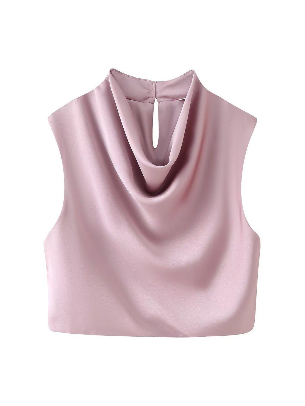 Women Elegant Solid Summer Silk Satin Skirt Sets