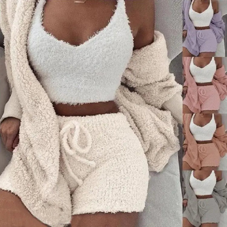 Women's 3-Piece Set – Soft Lounge Suit