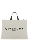Givenchy Women Ivory Canvas Medium G Shopping Bag