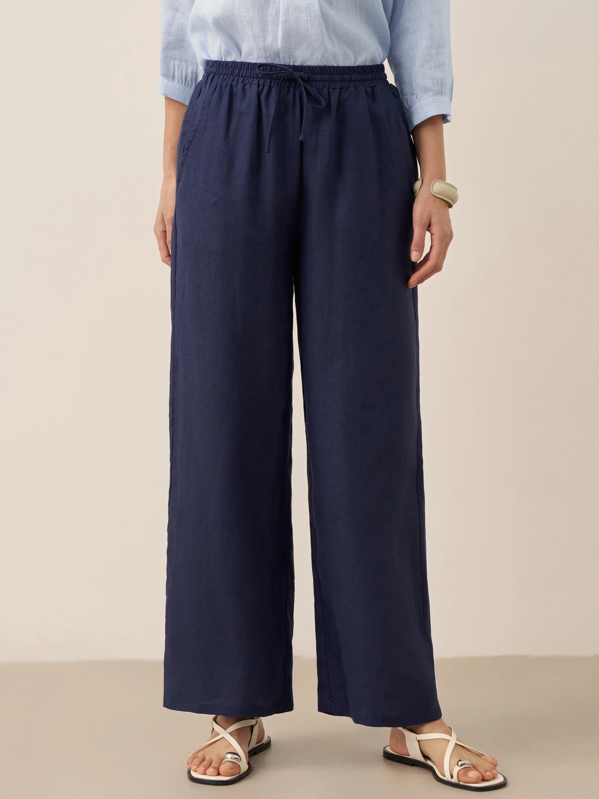 100% Linen Classic Pants LYON