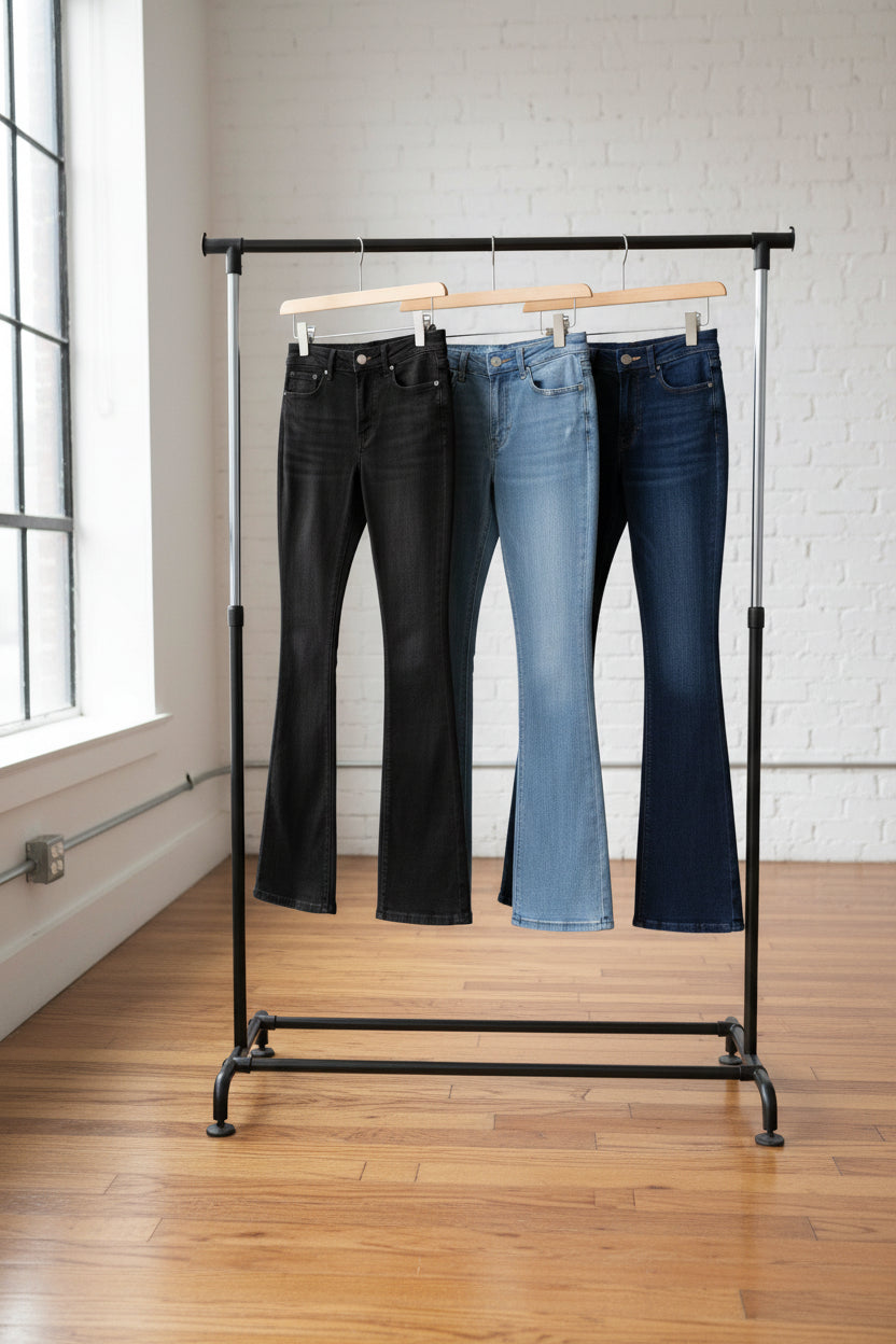 Jeans For Women Plus Size Long Denim Pants Slim Bell Bottom Denim Trousers Skinny Jeans Women'S Denim Pants