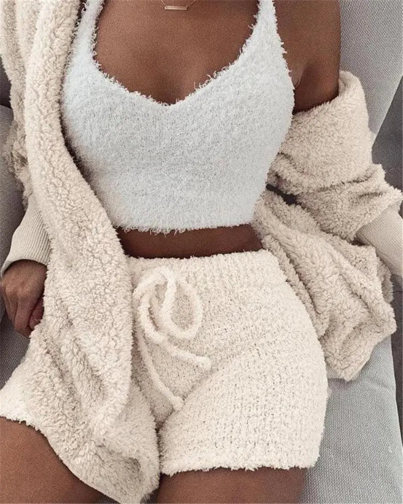 Women's 3-Piece Set – Soft Lounge Suit