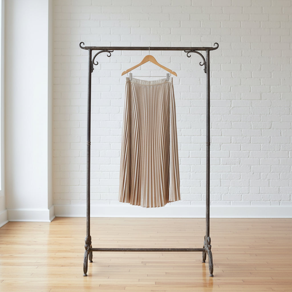 Pleated Skirt Skirt Spring And Summer New High Waist Retro Fashion