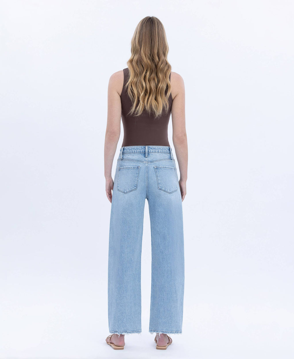 Brylee High Rise Crop Barrel Jean