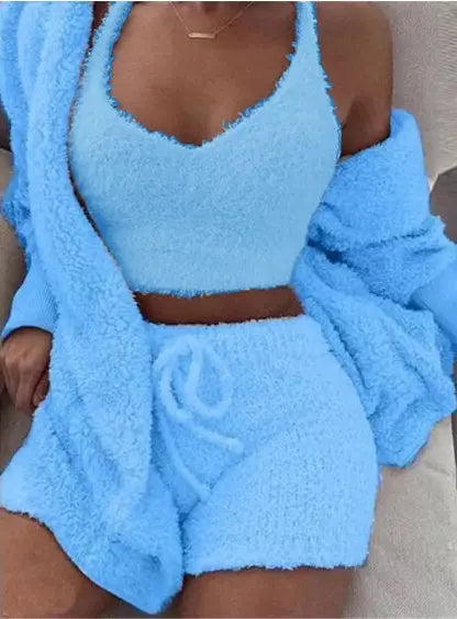 Women's 3-Piece Set – Soft Lounge Suit