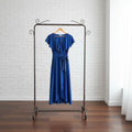 Tied Front Ruffled Short Sleeve Midi Dress