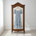 Ruffled Hem Floral Puff Sleeve Dress