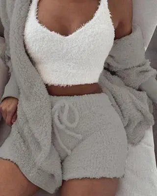 Women's 3-Piece Set – Soft Lounge Suit