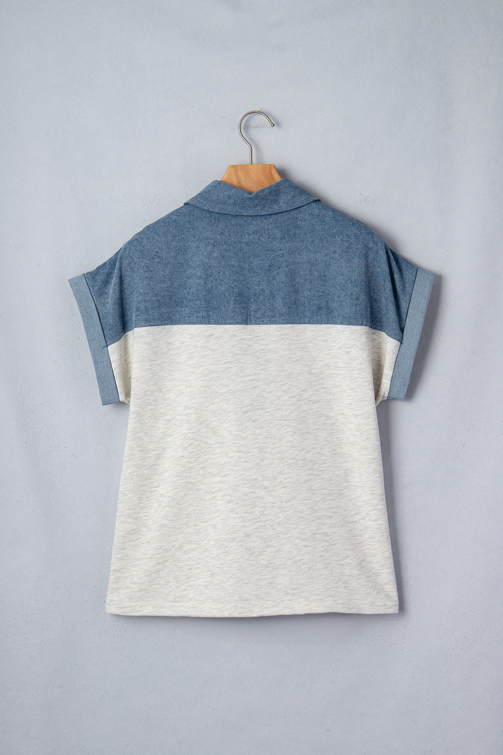Ivey Collar Short Sleeve Top