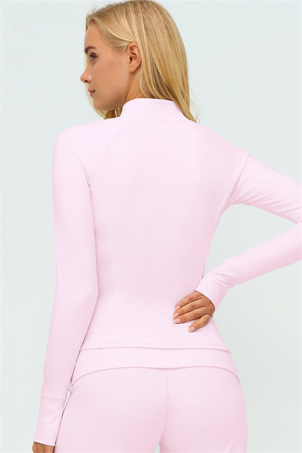 The Twirl Zip Jacket Halter Tank Top New Straight Leg Pants 3-Piece Set