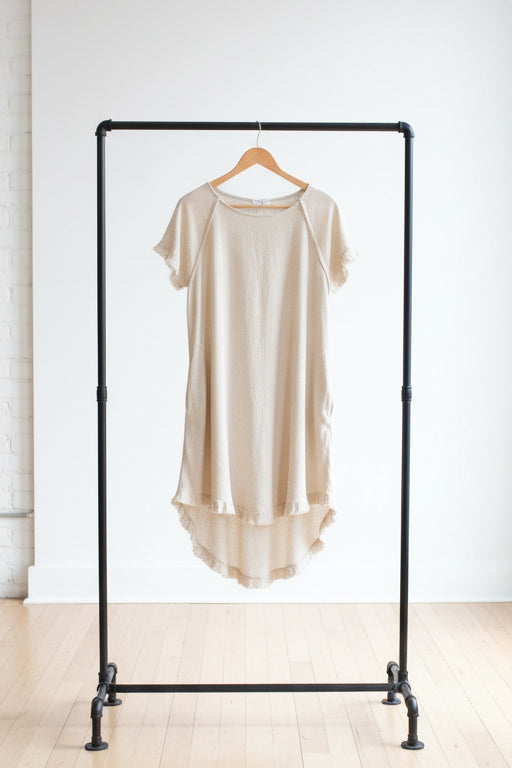 Boho Fringe High-Low Dress