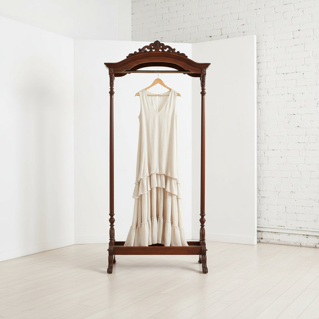 Loose Umbrella Skirt Sleeveless Maxi Dress | Cotton-Linen Style