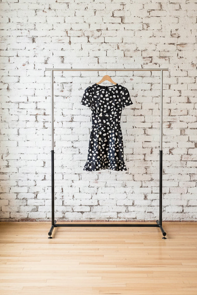 Michael Kors Petal Crepe Ruffle Dress, Size Small