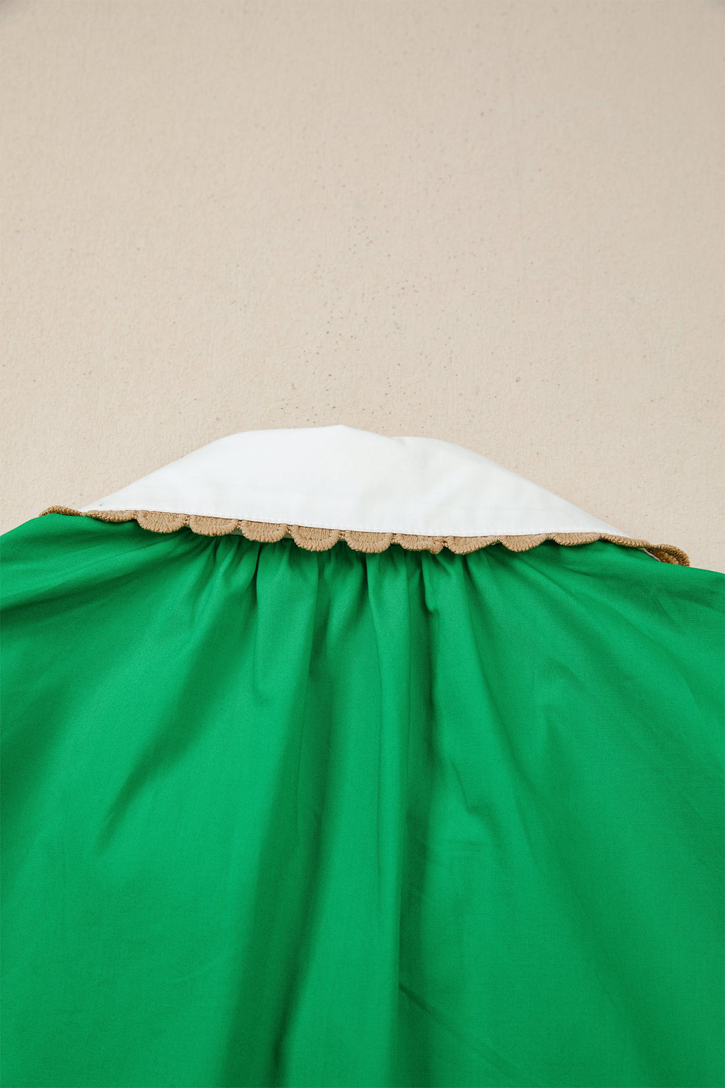 Eileen Collar Short Sleeve Blouse