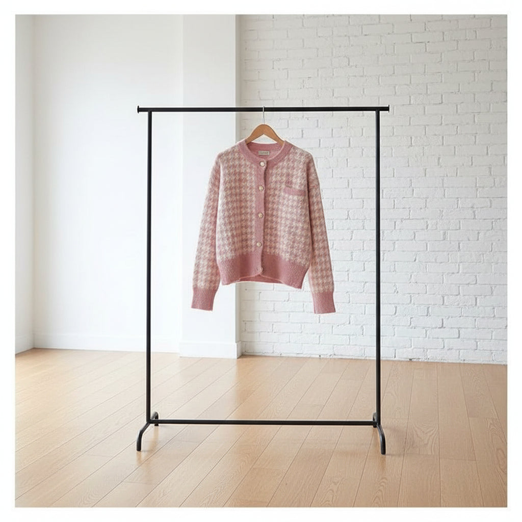 Elegance Short Sweater Cardigan Jacket For Women Modern Imitation Mink Fleece Knitwear Tops Vintage O-neck Knitted Coats