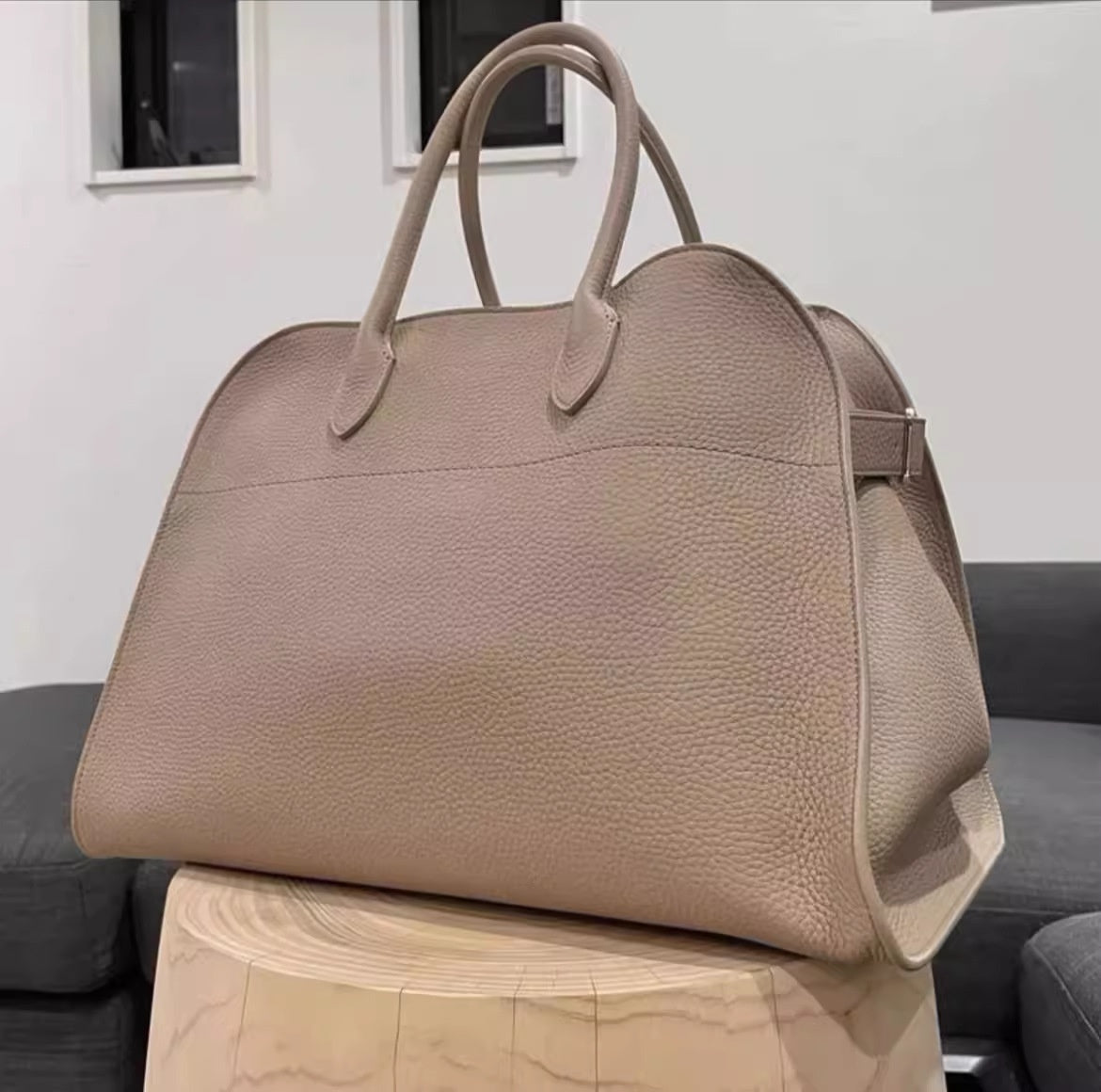 Women's Textured Suede Commuter Tote Bag - Premium PU Leather Handbag with Multiple Compartments