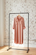 Button Down Long Sleeve Shirt Dress For Women – Casual, Timeless and Versatile Classic Shirt Dress for Year-Round Wear