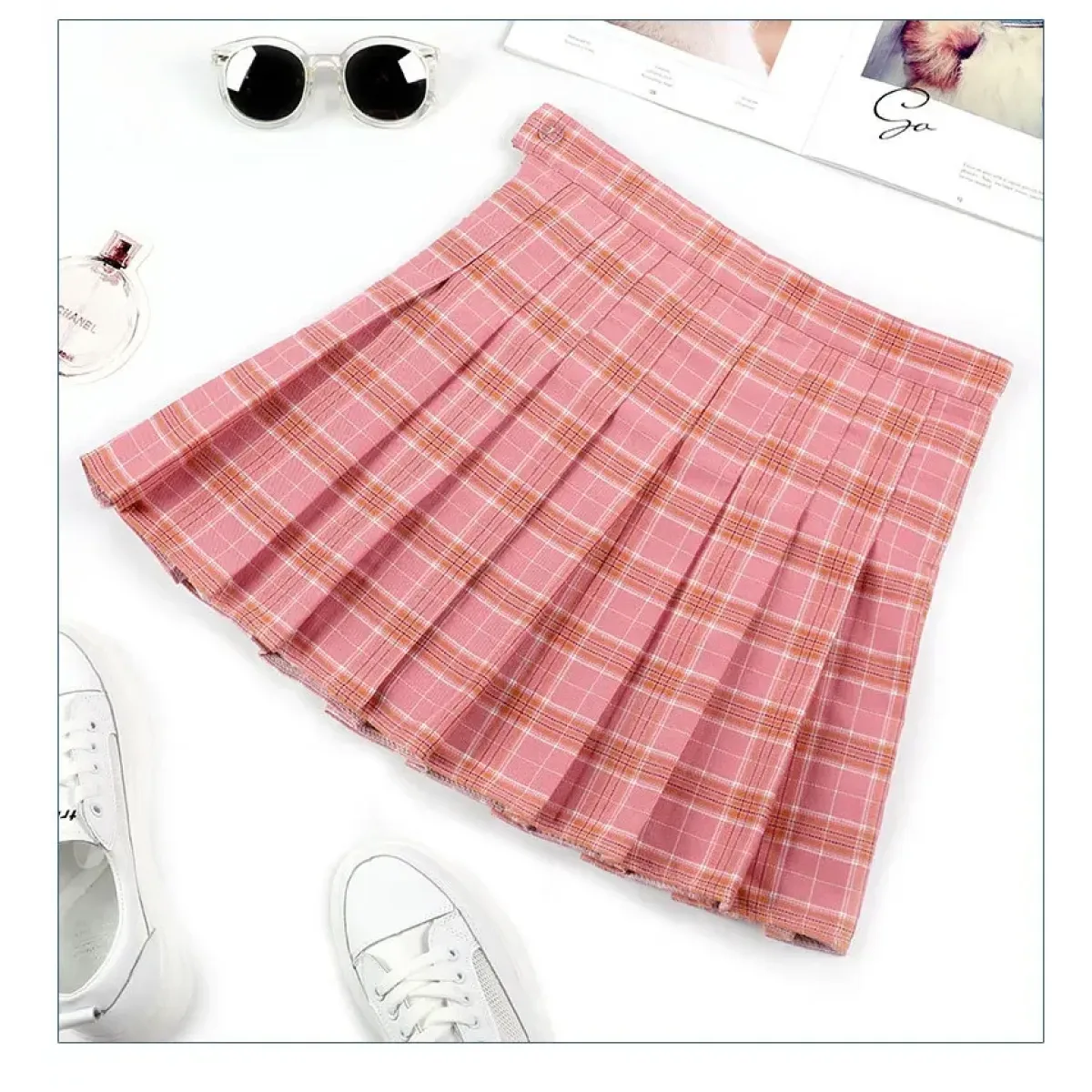 Women's Preppy mini skirt