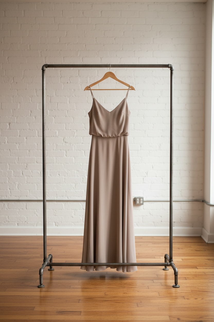 Strappy Boho Bridesmaid Dress