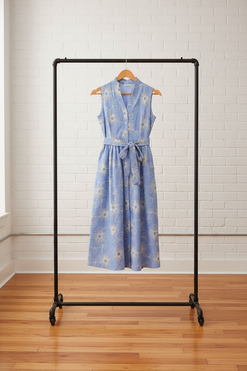 Summer Sketch Flora Midi